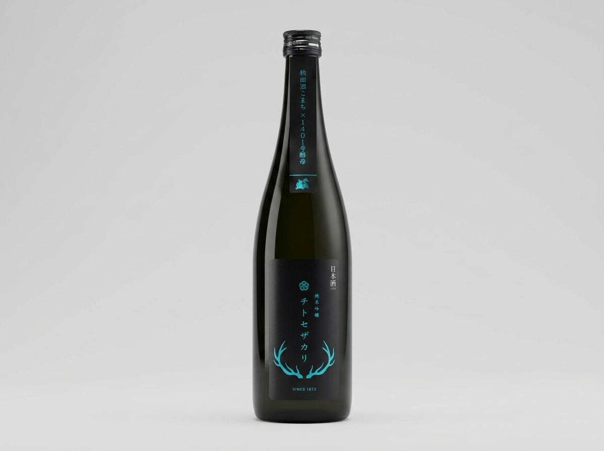 Chitosezakari Junmai Ginjo Akita Sake Komachi Light Blue Label